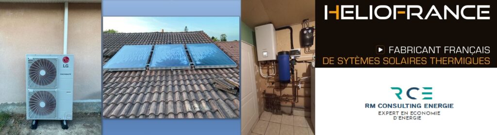 ENTREPRISE INSTALLATION POMPE A CHALEUR  AVEC BALLON SOLAIRE RM CONSULTING ENERGIE